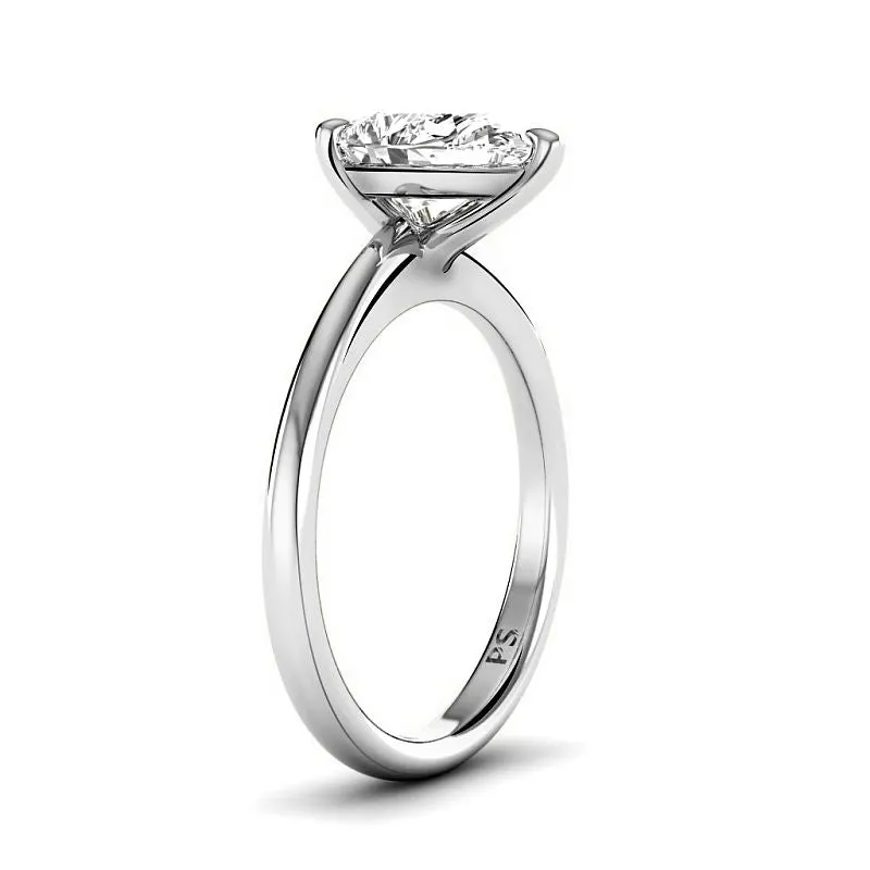 0.50-3.00 CT Pear Cut Lab Grown Diamonds - Solitaire Ring
