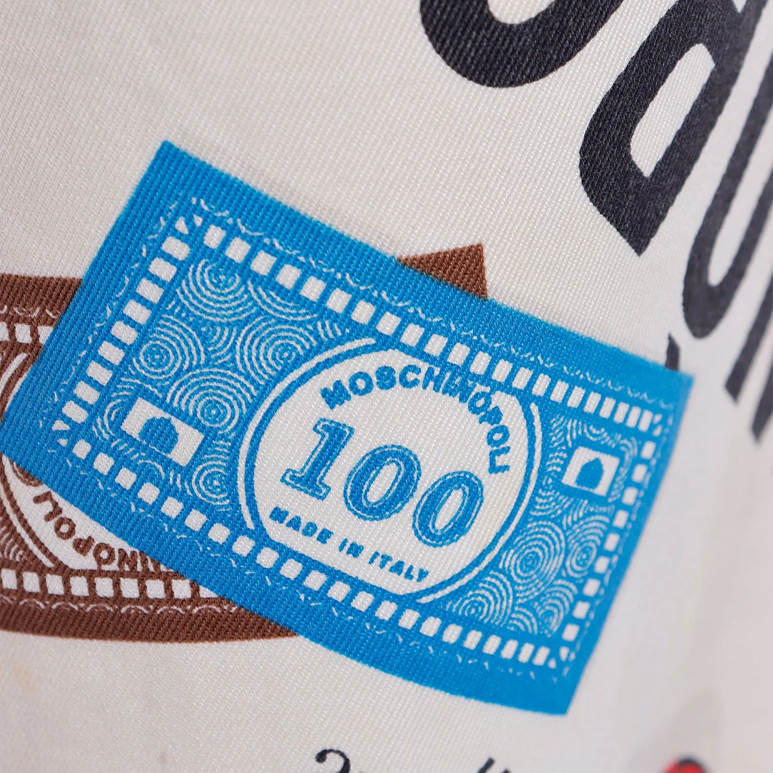 1990s Moschino Monopoly Theme Novelty Pants Moschinopoly Jeans