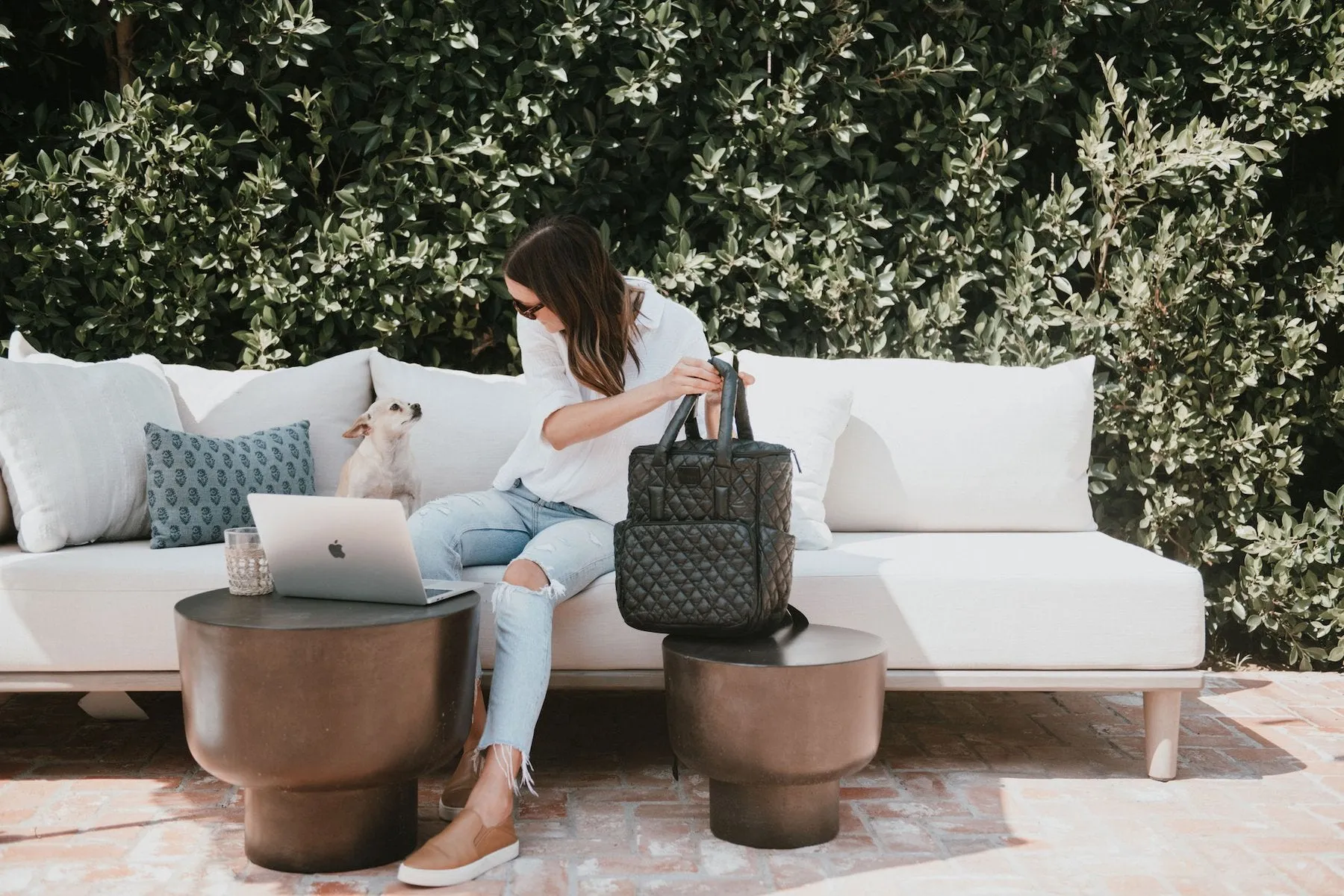 7 AM Quilted London Diaper Backpack