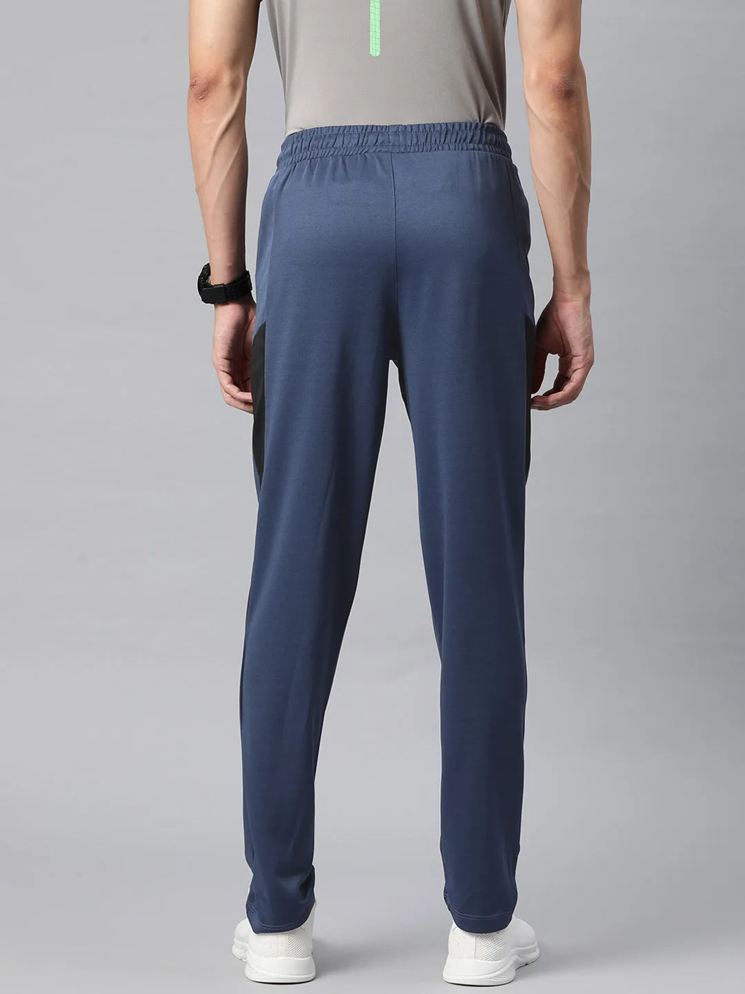 Alcis Men Solid Slim-Fit Track Pants