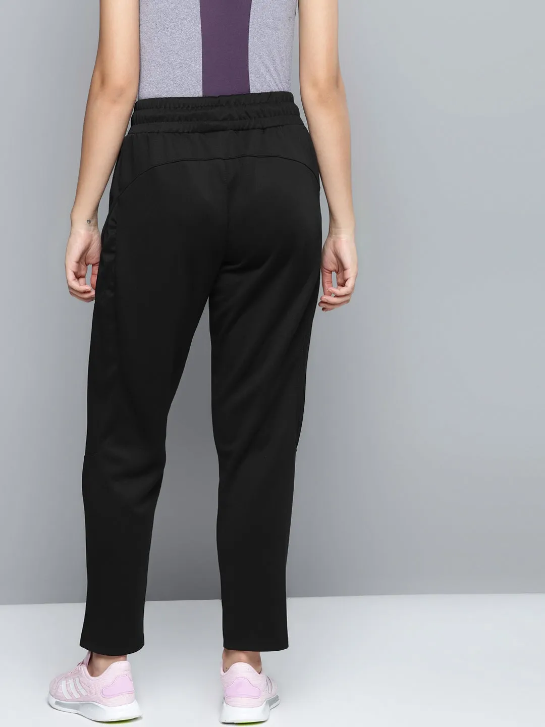 Alcis Women Solid Black Track Pant