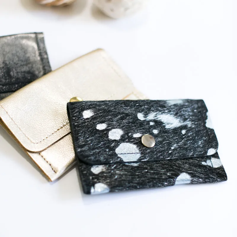 Beaudin Small Leather Cowhide Wallet
