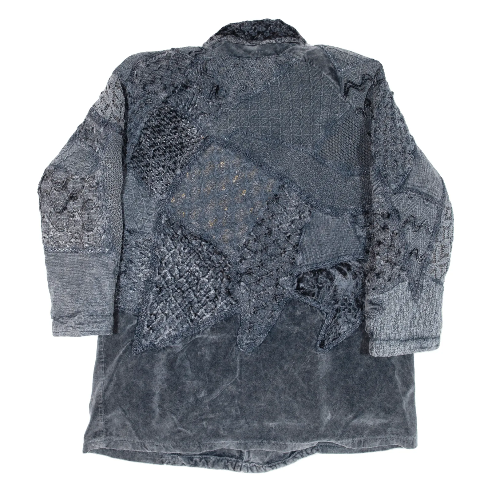 BIGI MODA Quilted Lined Womens Coat Grey XL
