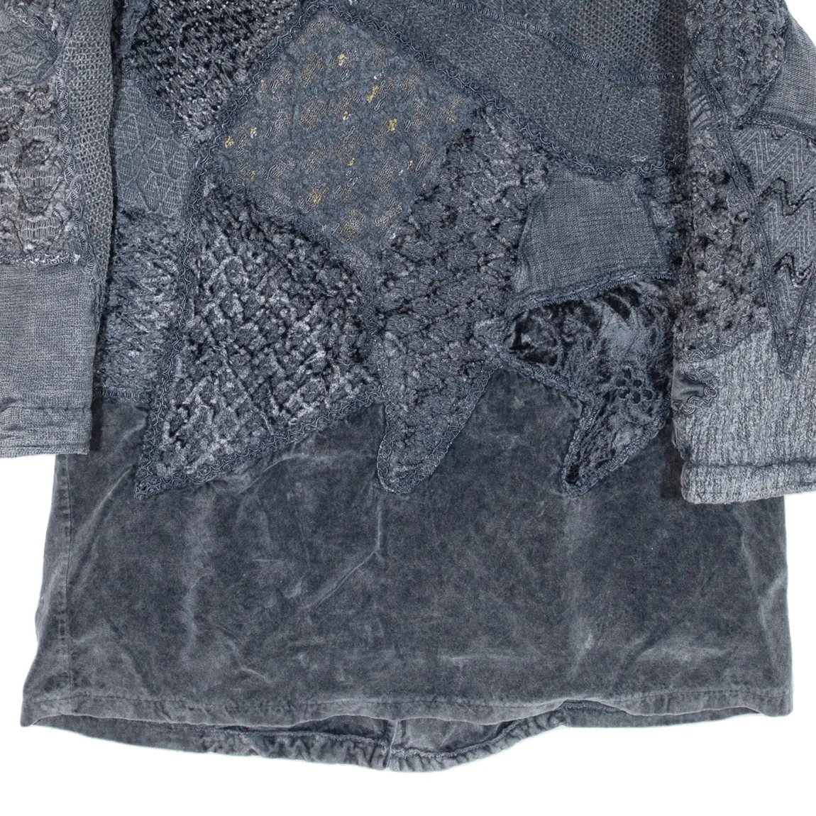 BIGI MODA Quilted Lined Womens Coat Grey XL