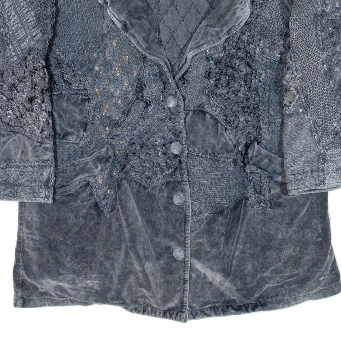 BIGI MODA Quilted Lined Womens Coat Grey XL