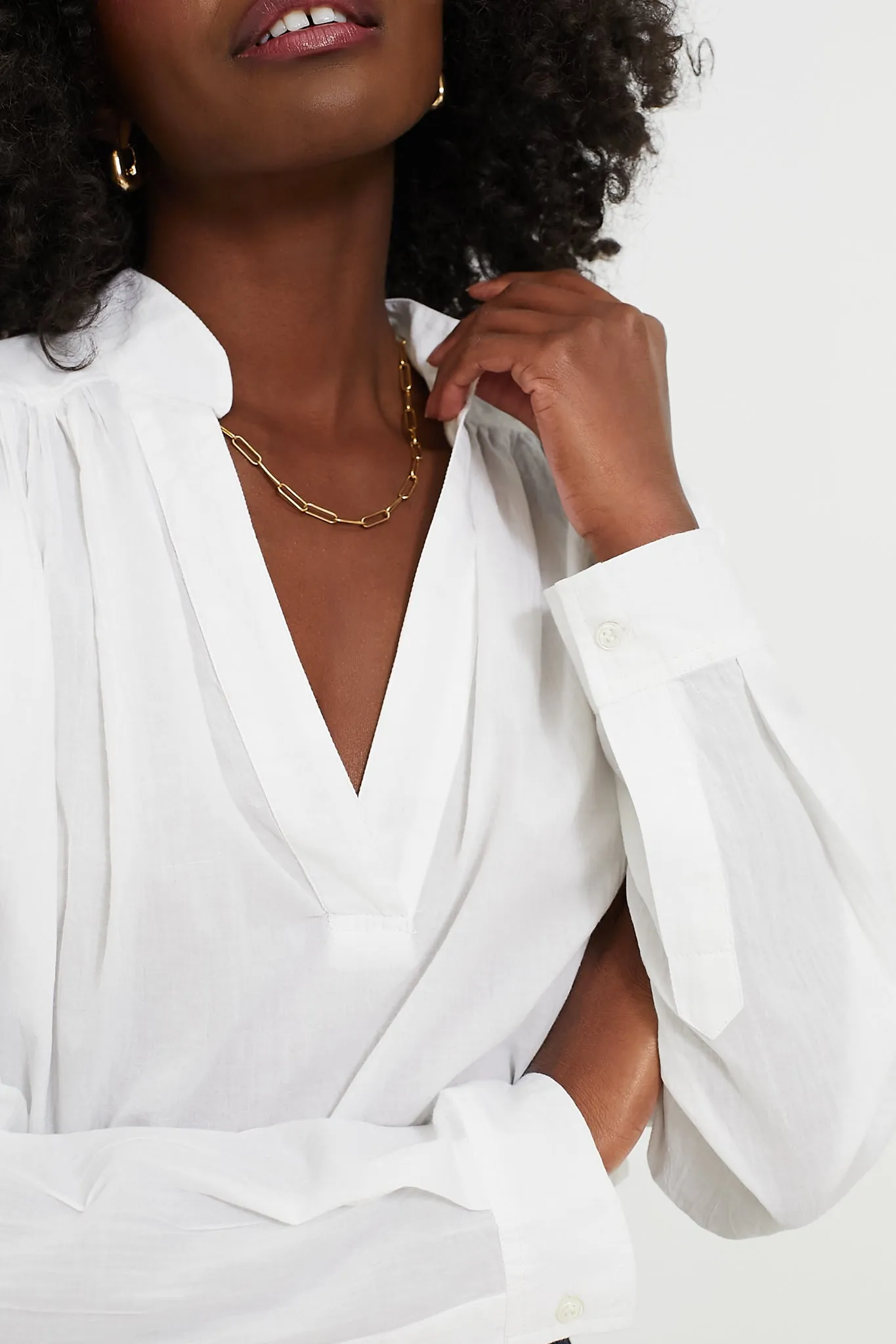 Blanc Calvin Blouse