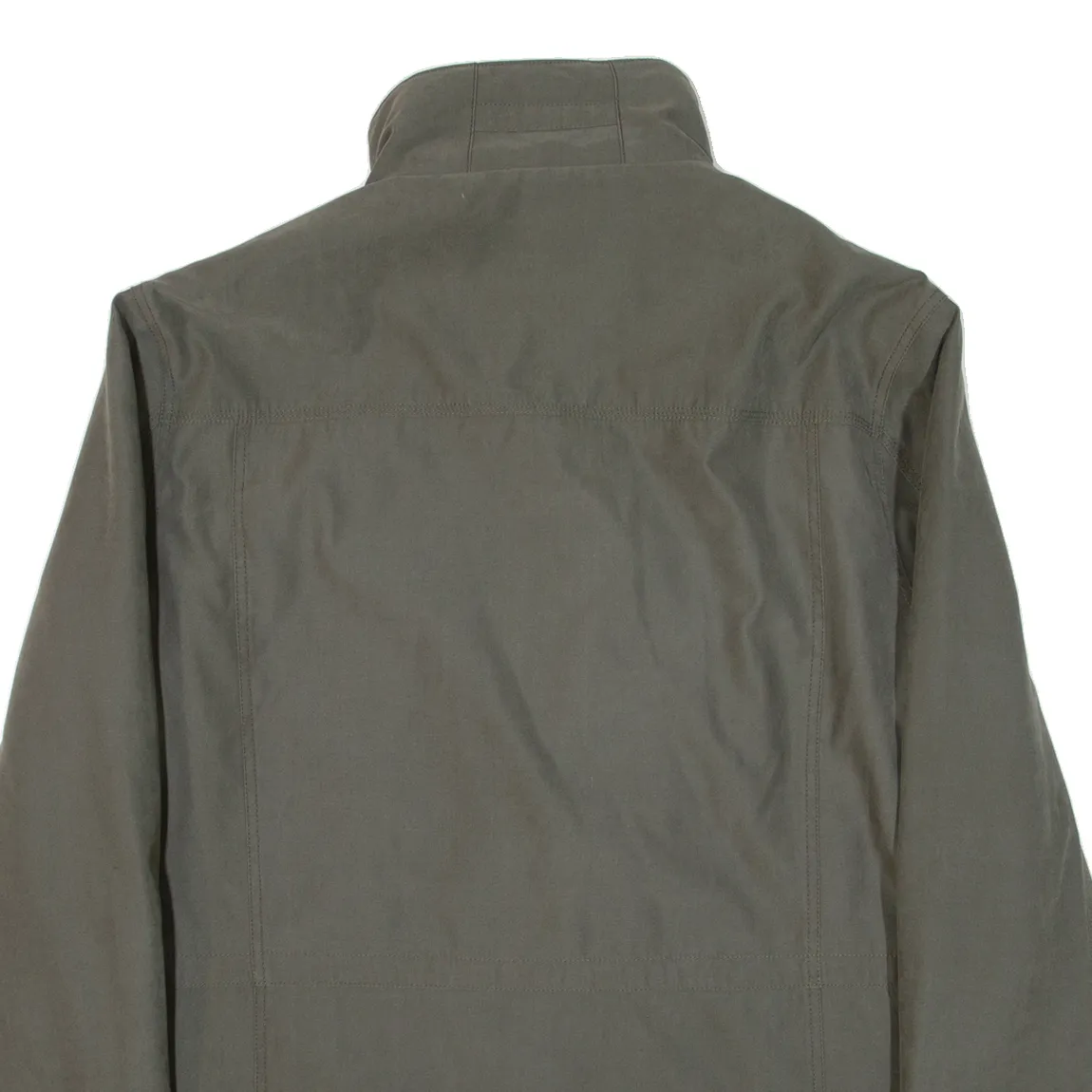 CANDA Quilted Lined Mens Coat Green L