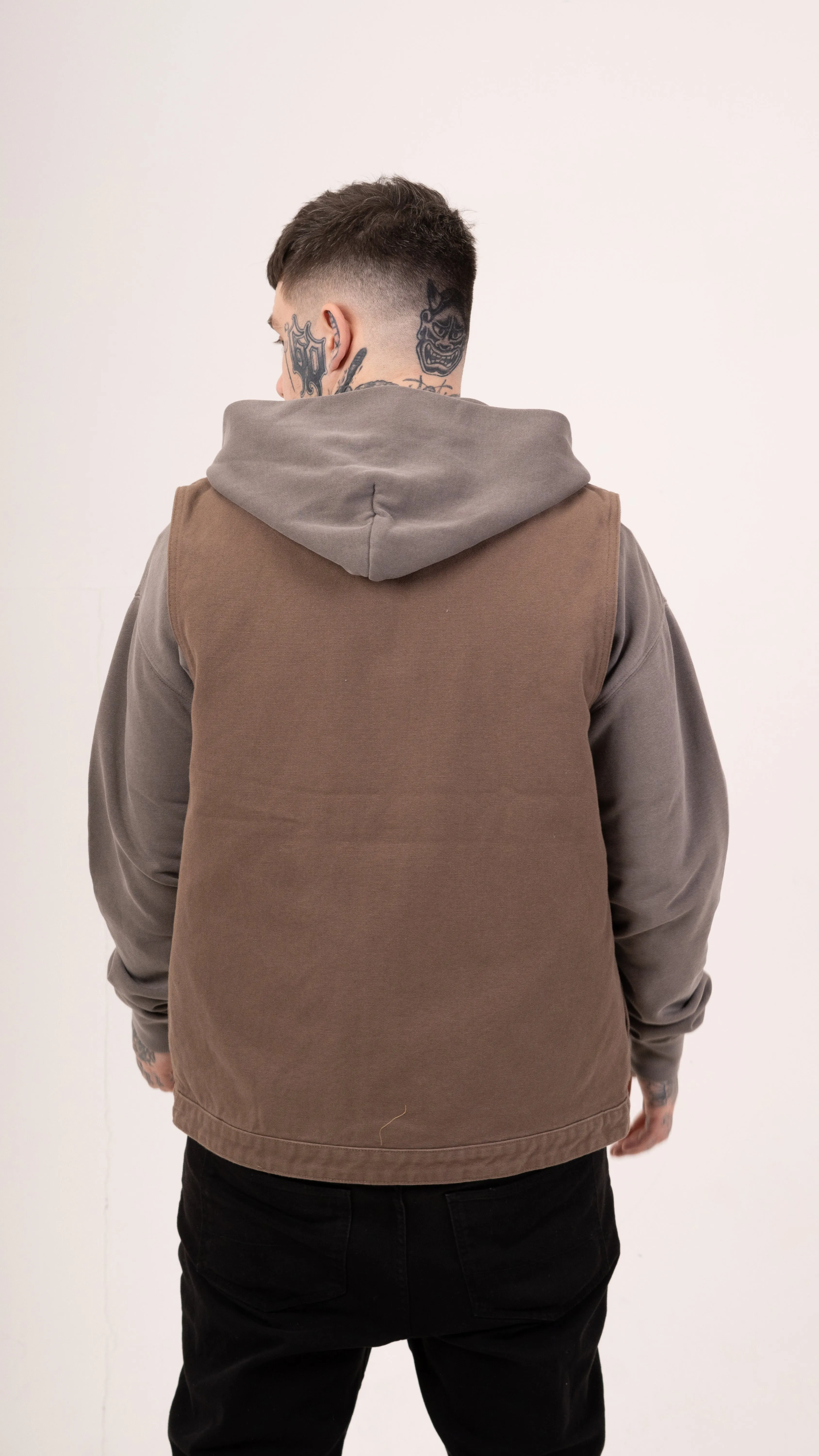 CH Canvas Vest Jacket Walnut