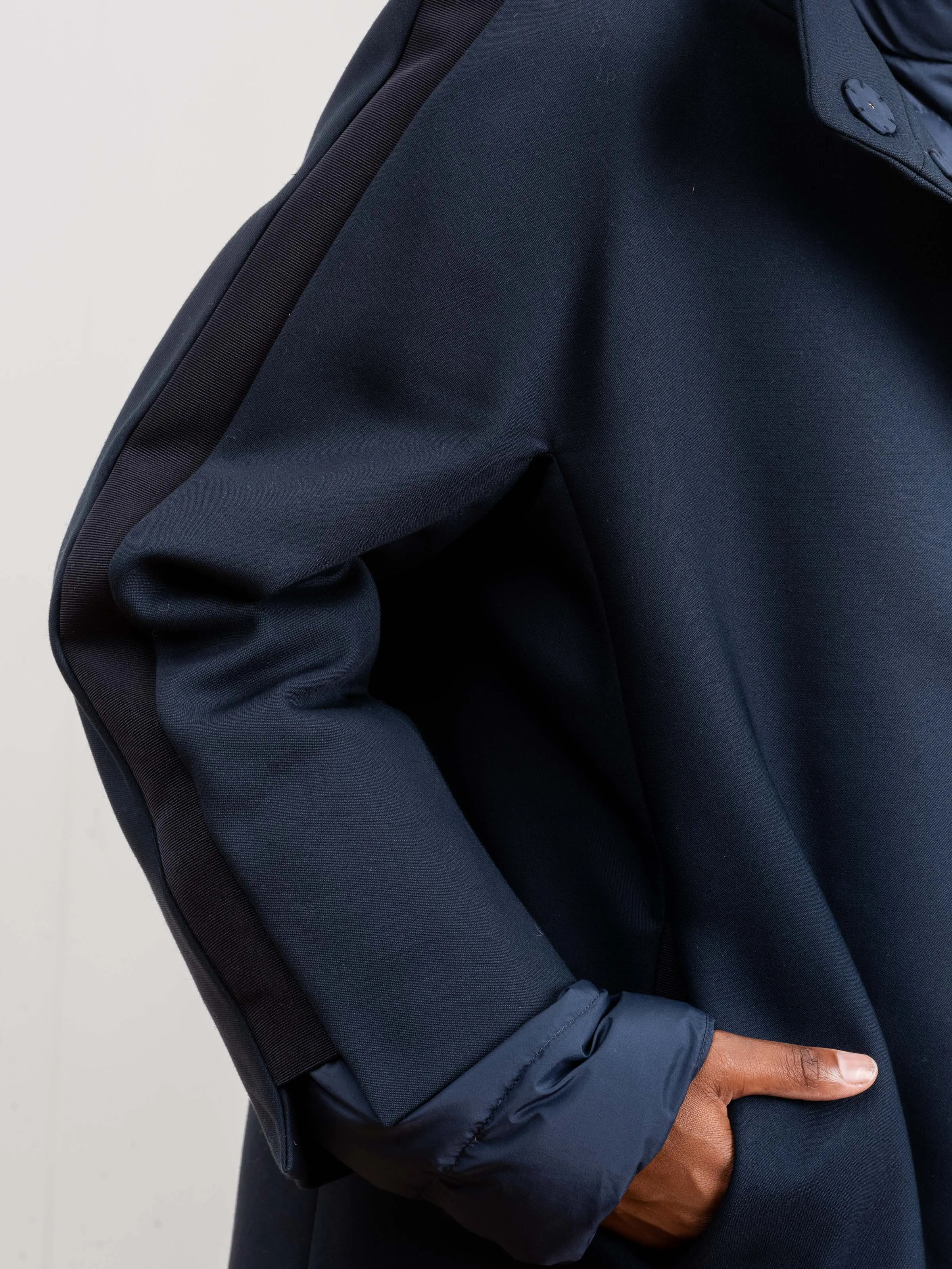 city glam coat - navy
