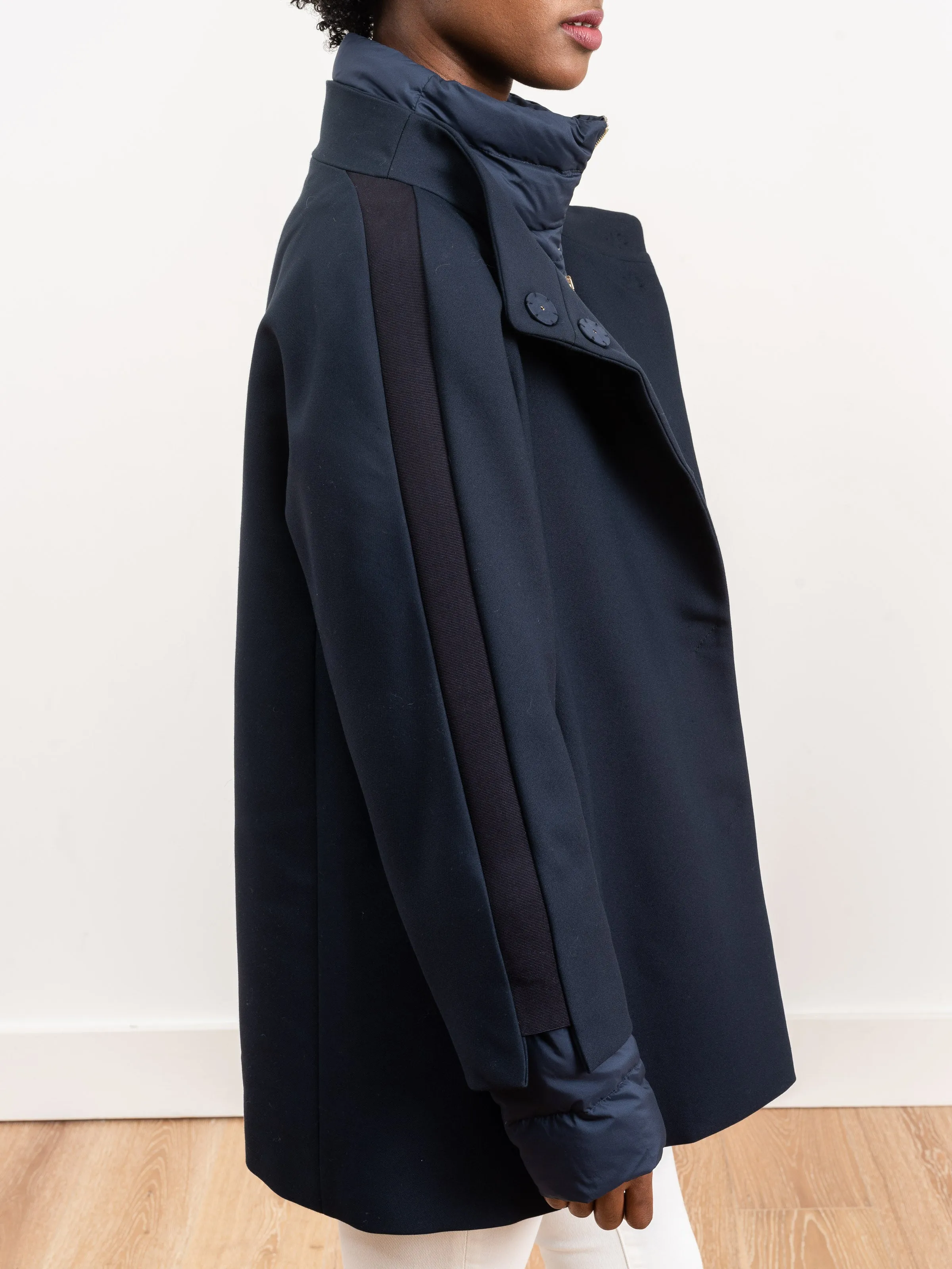 city glam coat - navy
