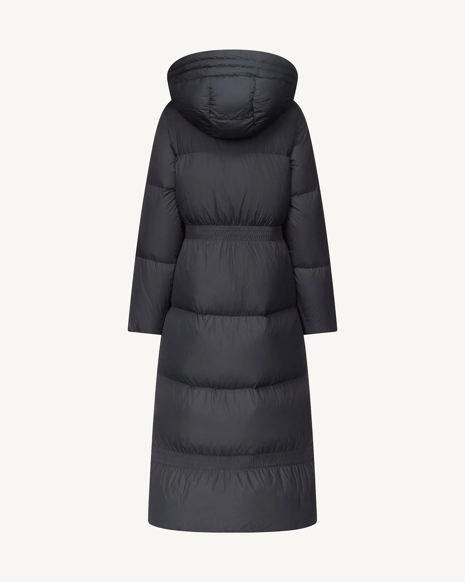 Della Extreme Cold extra-long parka coat Black