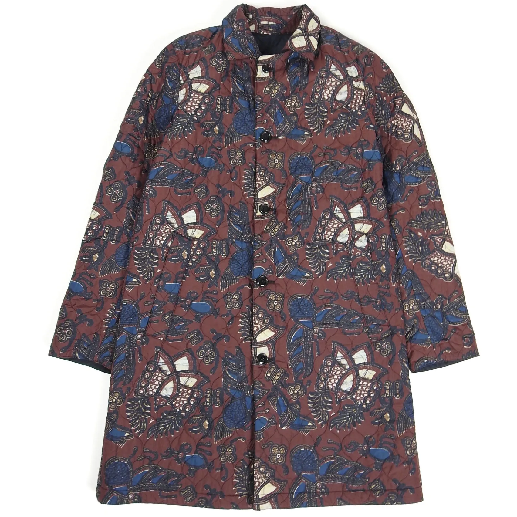 Dries Van Noten Reversible Quilted Coat Size 46