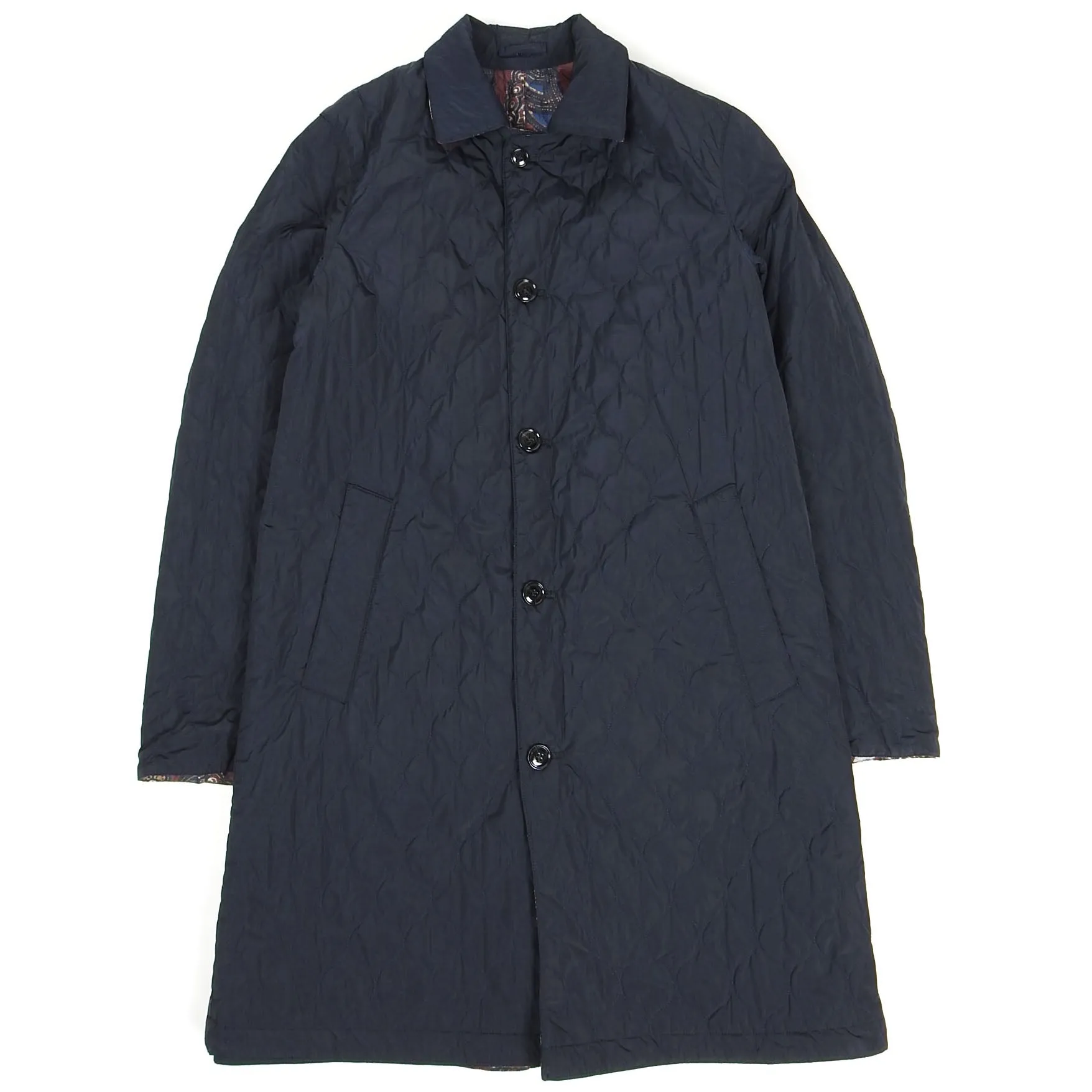 Dries Van Noten Reversible Quilted Coat Size 46