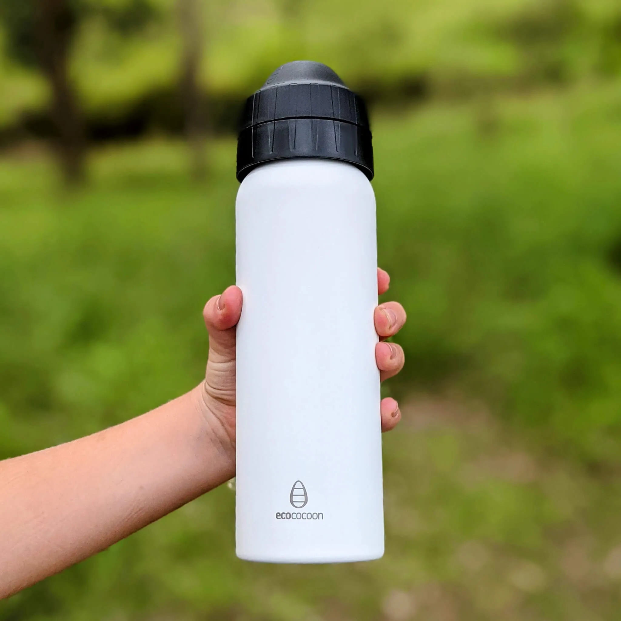 Ecococoon 600ml Drink Bottle - White