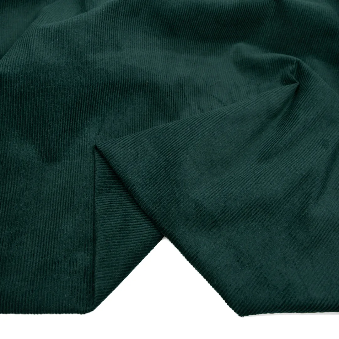 Fine Cotton Corduroy -  Midnight Spruce