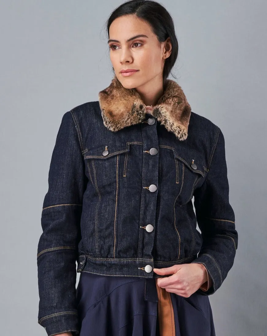 Lasting Short Denim Jacket