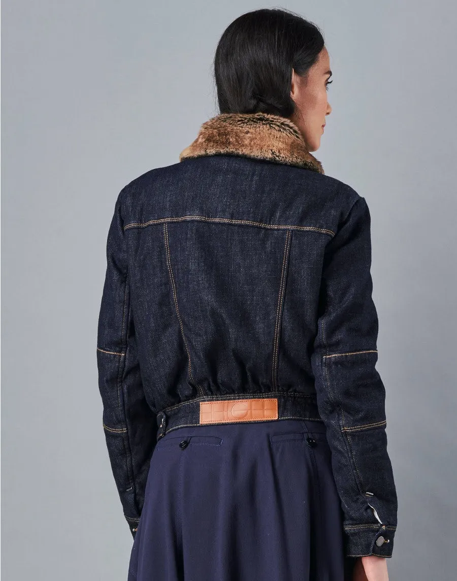 Lasting Short Denim Jacket