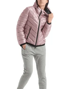 Marc Cain S Sports Coral Blush Padded Coat RS 12.03 W68 Col 216