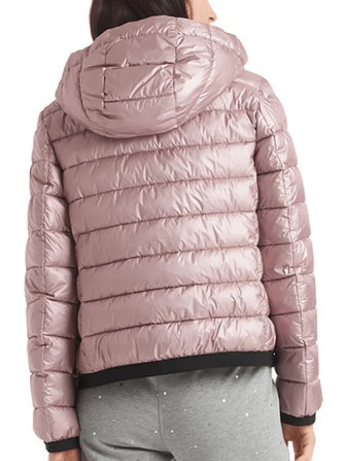 Marc Cain S Sports Coral Blush Padded Coat RS 12.03 W68 Col 216