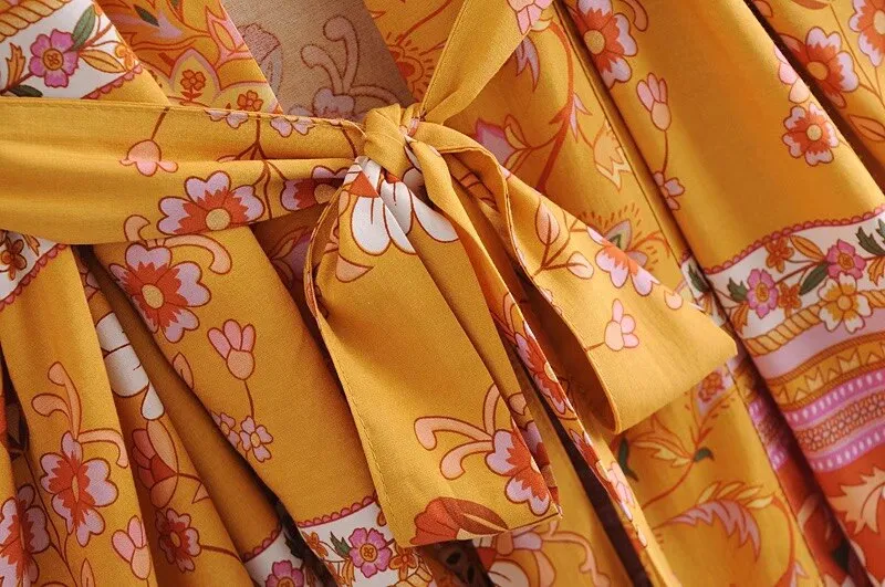 Marigold's Short Kimono