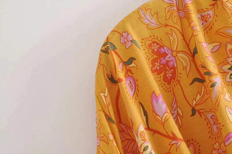 Marigold's Short Kimono