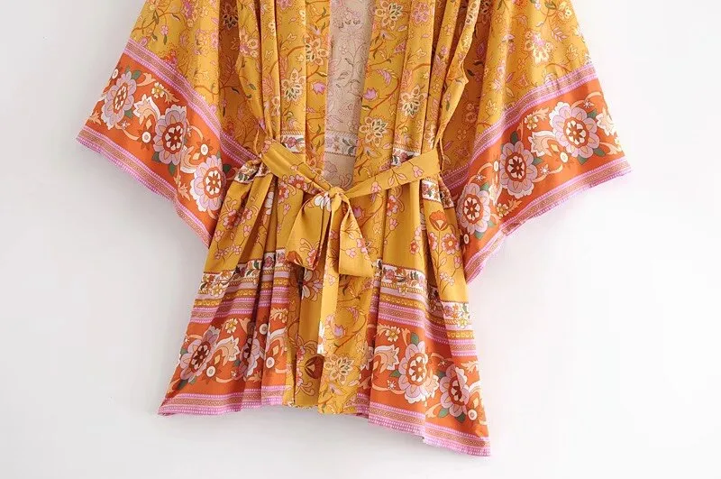 Marigold's Short Kimono