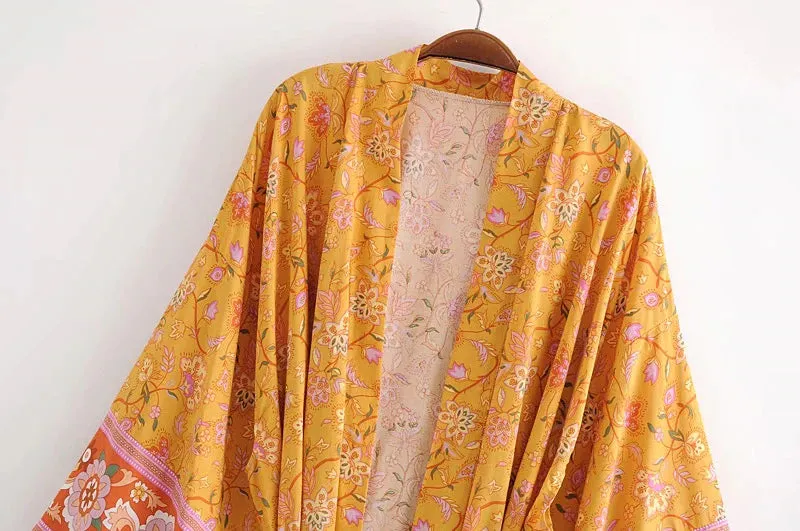Marigold's Short Kimono