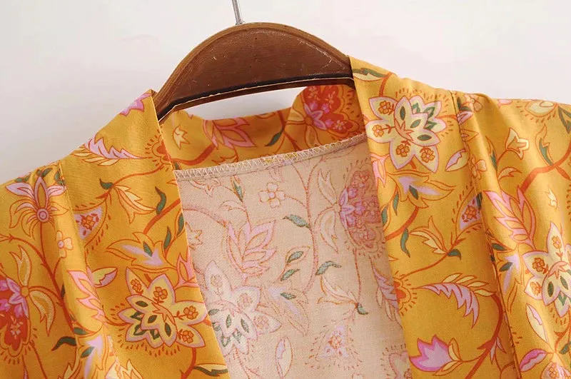 Marigold's Short Kimono