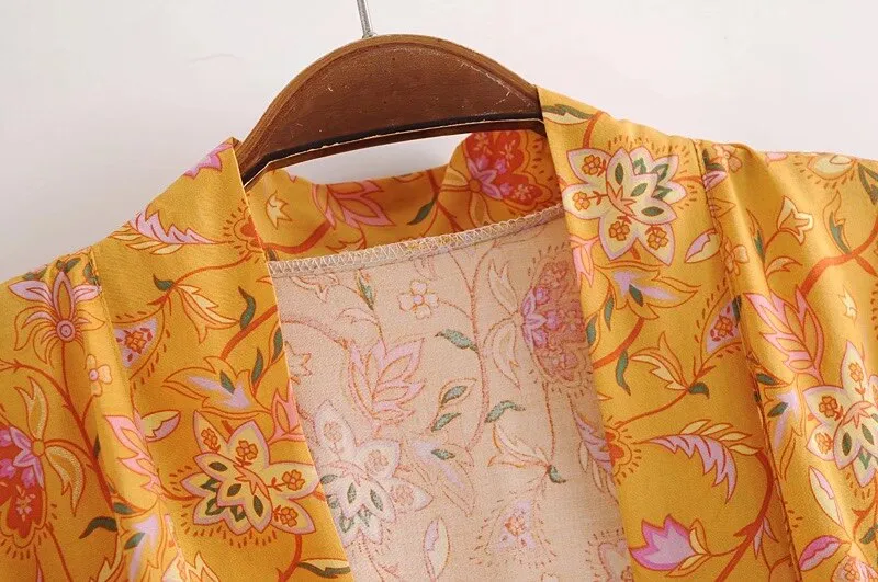 Marigold's Short Kimono