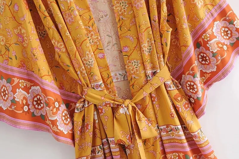 Marigold's Short Kimono