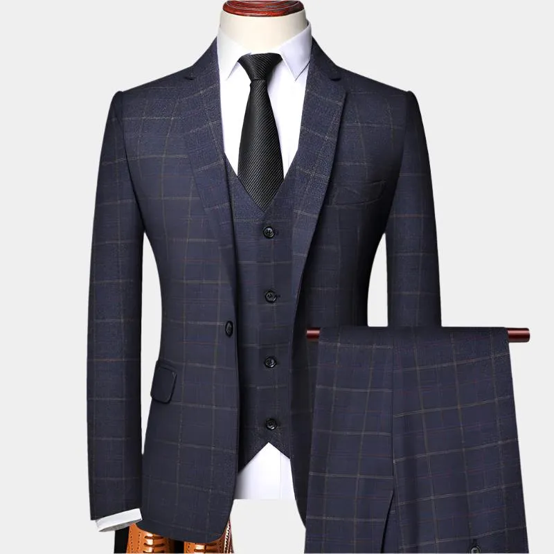 Men's Suit Three-piece Suit Groom Wedding Dress  Jacket