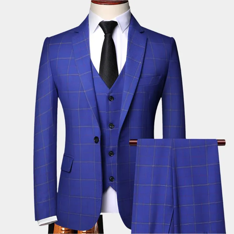 Men's Suit Three-piece Suit Groom Wedding Dress  Jacket