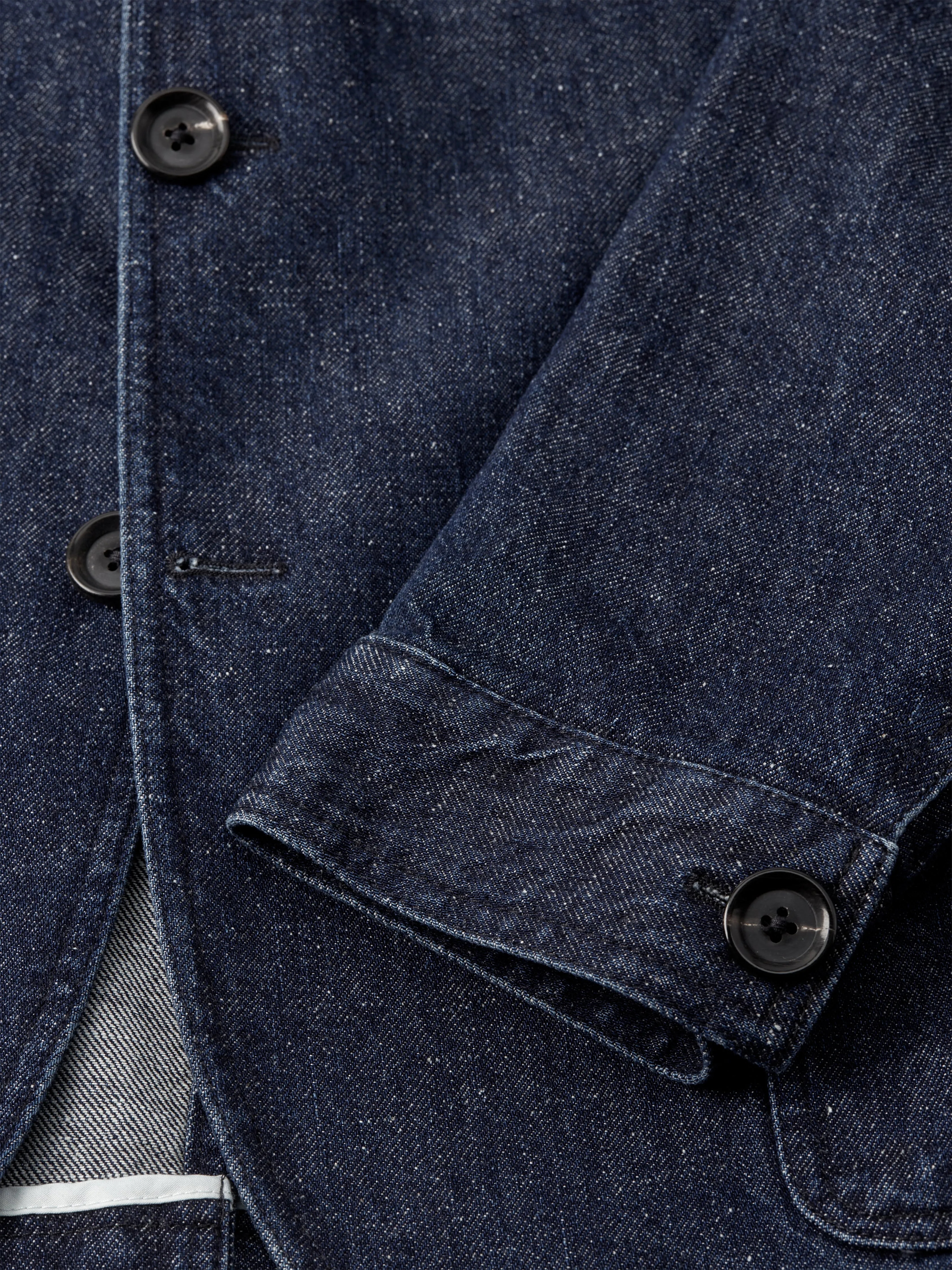 Milton Jacket Burnham Denim Indigo Blue