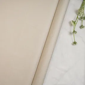 Off White Imported Shirting Weight Cotton Corduroy Fabric (58" Width)