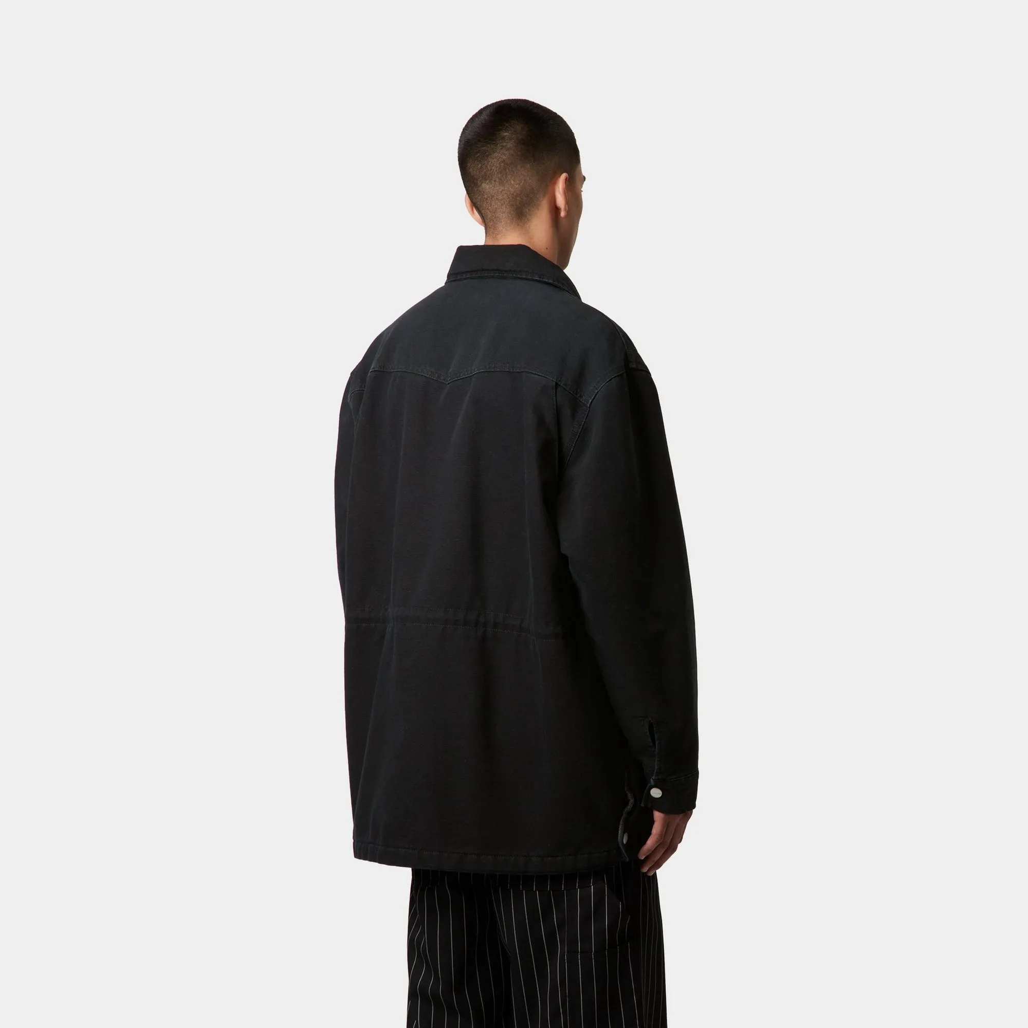 OG Santa Fe Coat | Black / Black (stone canvas)