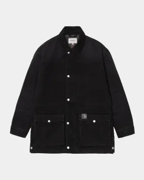 OG Santa Fe Coat | Black / Black (stone canvas)