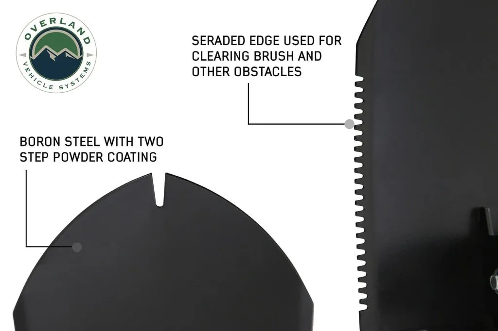 Overland Vehicle Systems 19049901 Shovel - Black, Sold Individually