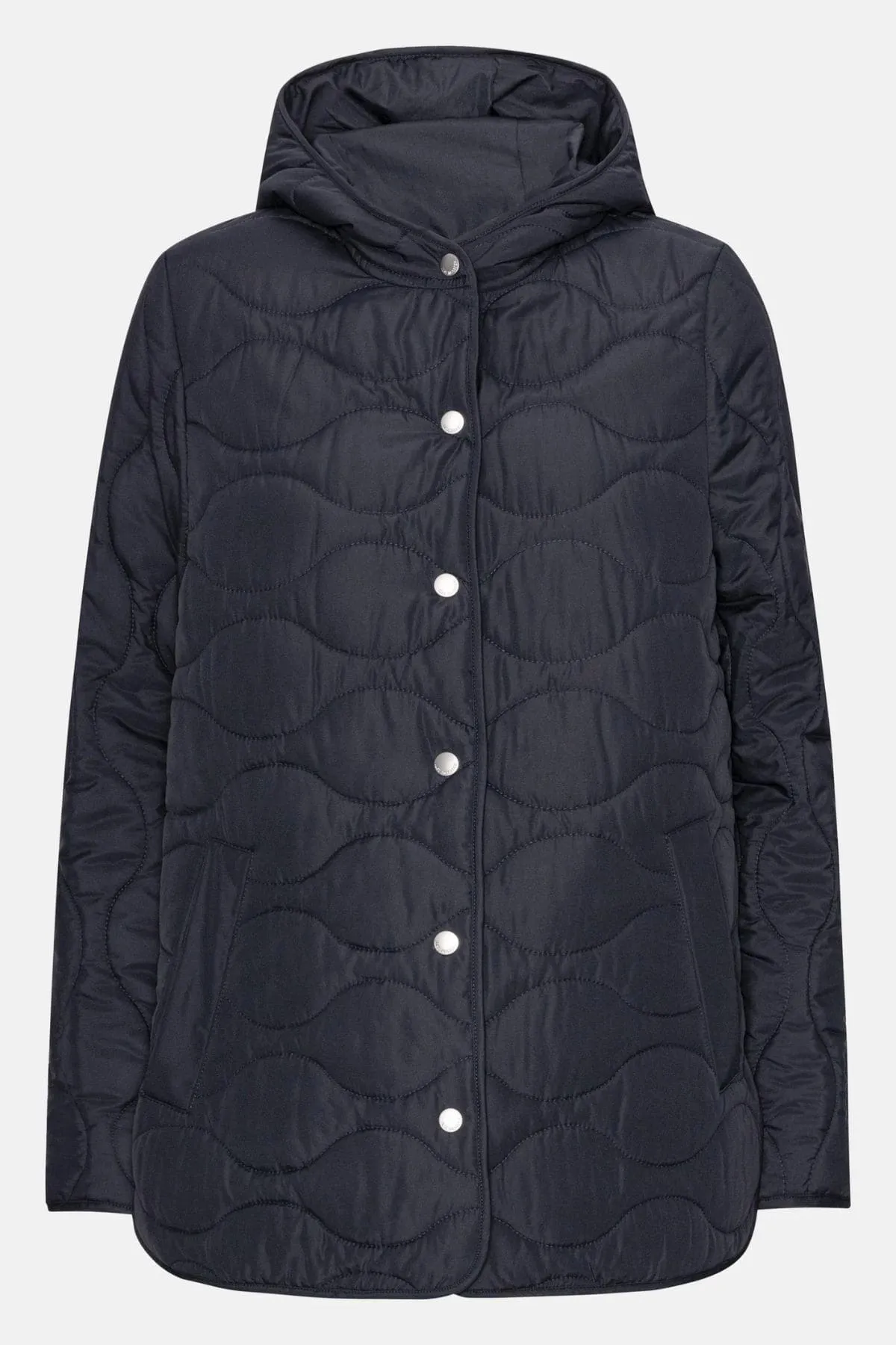 QUILTED JACKET DARK INDIGO