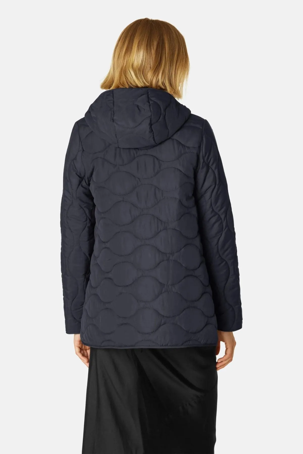 QUILTED JACKET DARK INDIGO