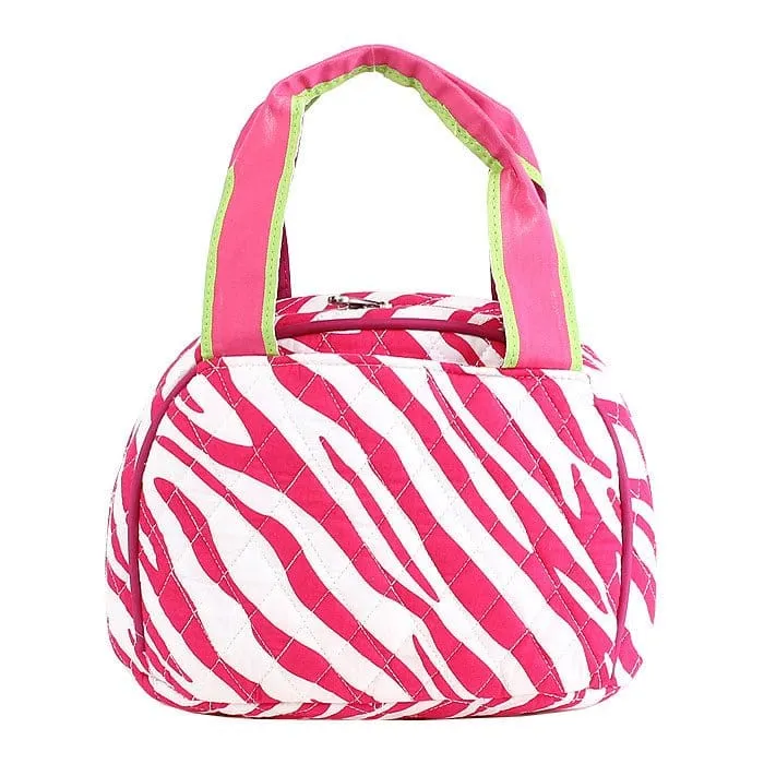 QZ101 Quilted Zebra Lunch Bag