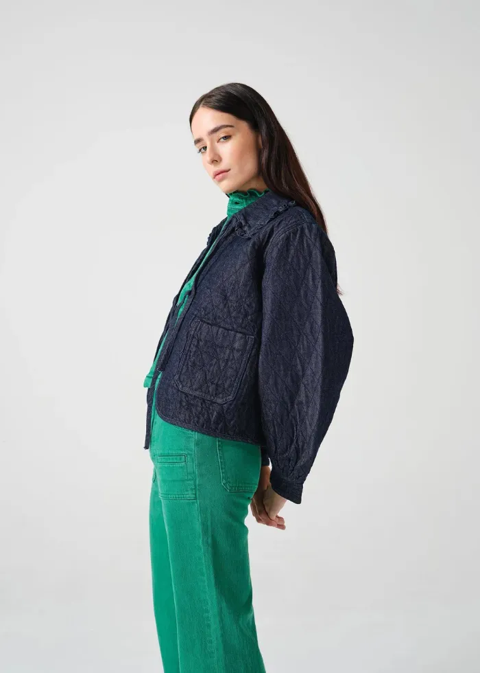 Seventy   Mochi Heidi Jacket in Indigo Rinse