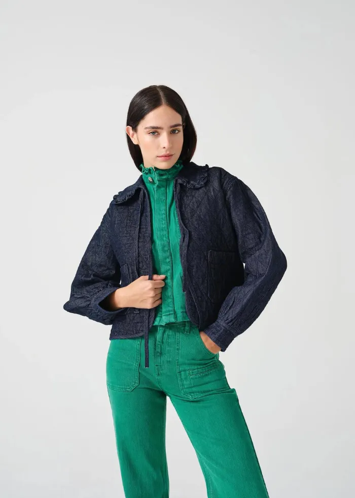 Seventy   Mochi Heidi Jacket in Indigo Rinse