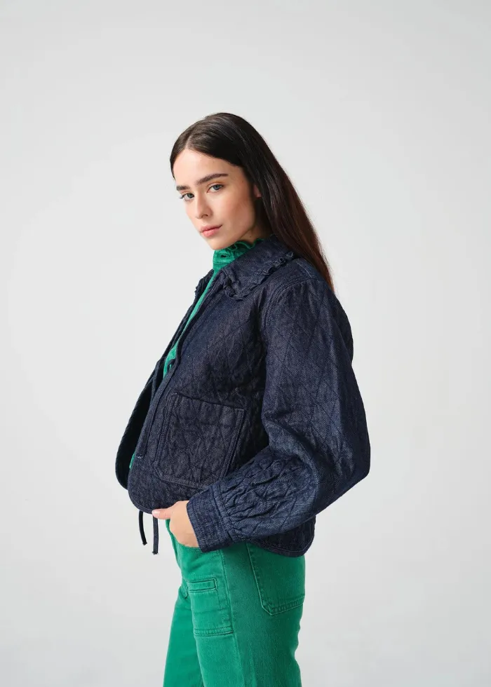 Seventy   Mochi Heidi Jacket in Indigo Rinse
