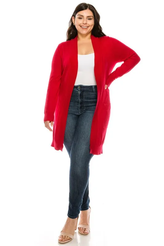 Split Side Cardigan