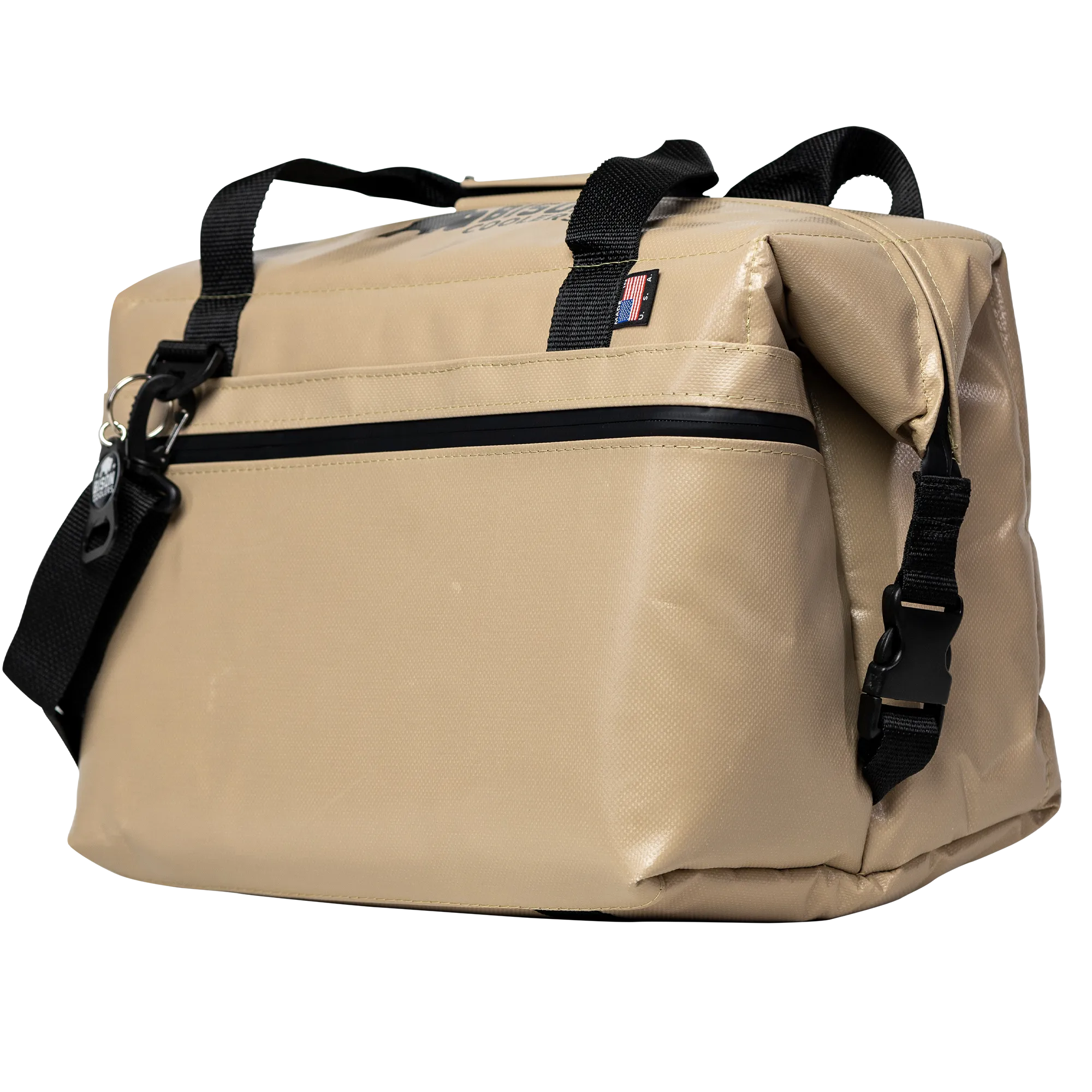Tan Bison 24 Can -SoftPak Cooler Bag
