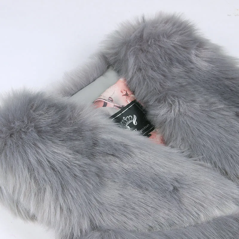 VenusFox Faux Fur Vest Jacket