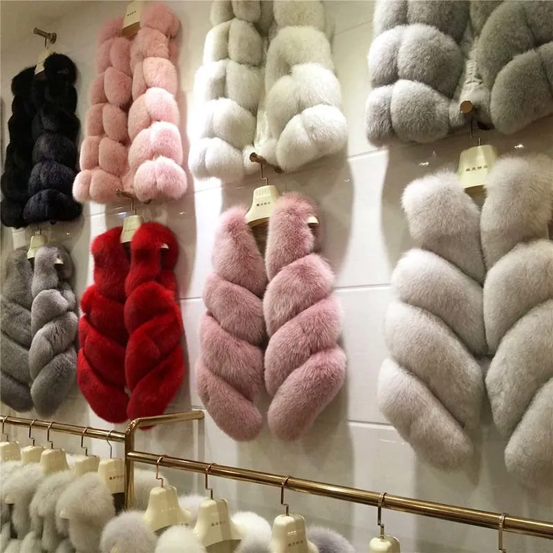 VenusFox Faux Fur Vest Jacket