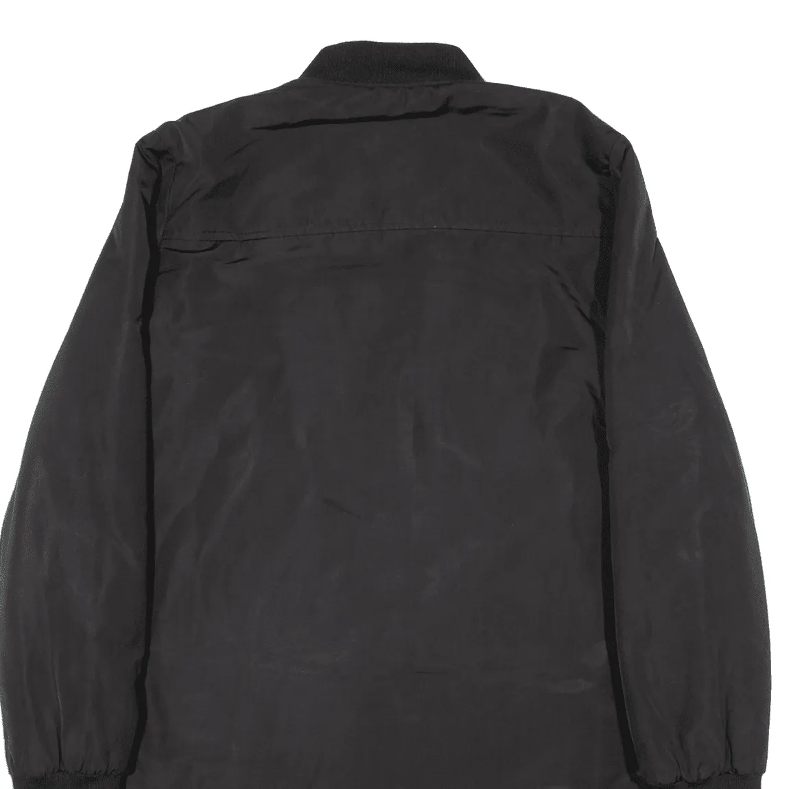 ZARA Trf Collection Quilted Lined Womens Bomber Coat Black S