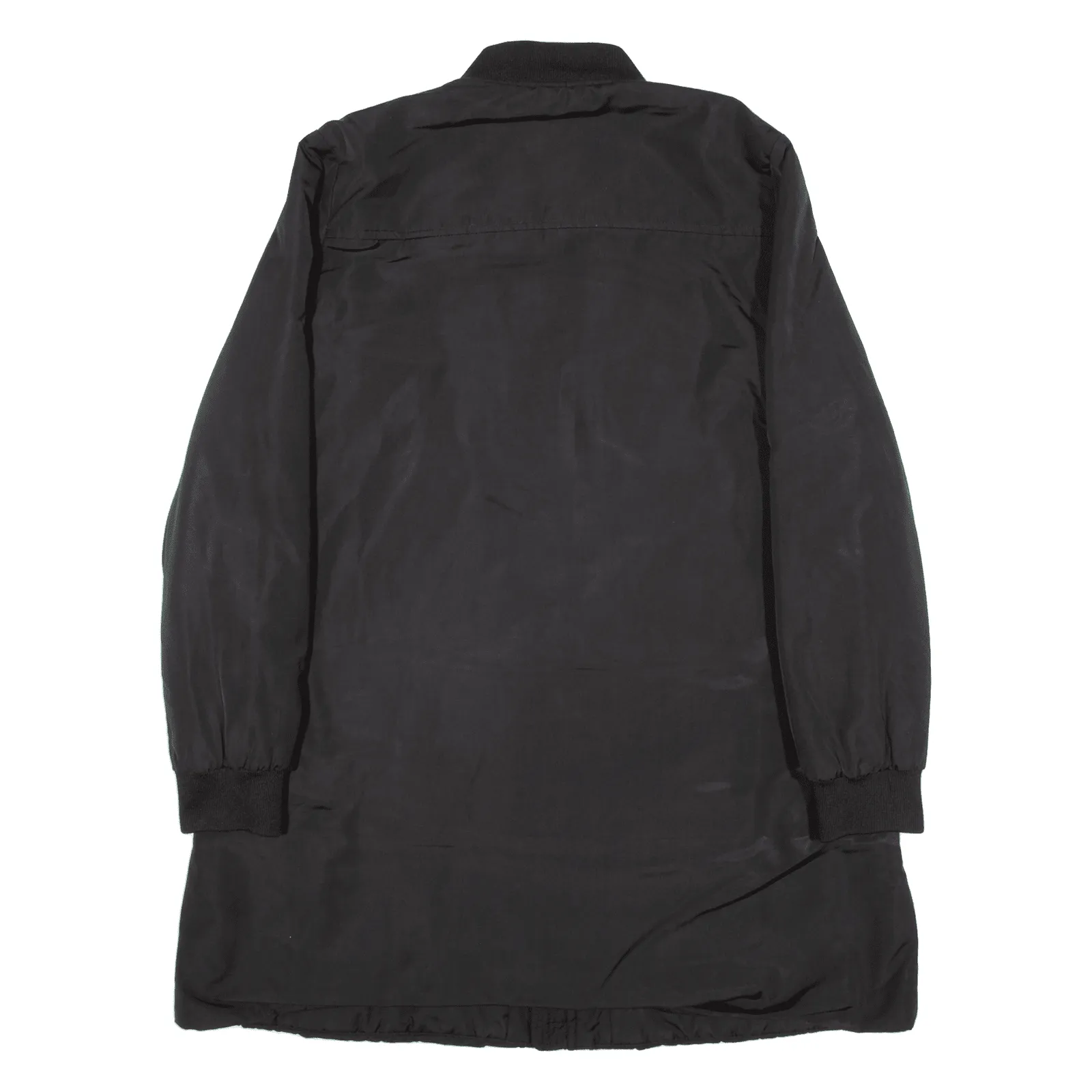 ZARA Trf Collection Quilted Lined Womens Bomber Coat Black S